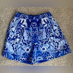 Boys Ethika Blue and White Floral Shorts
